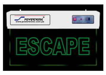 Paneles de Señalización Escape   