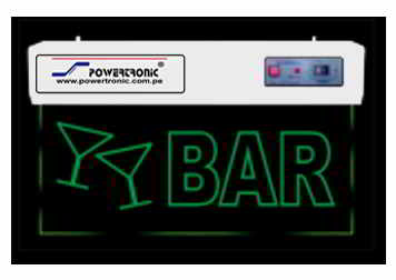Paneles de Señalización para Bar 